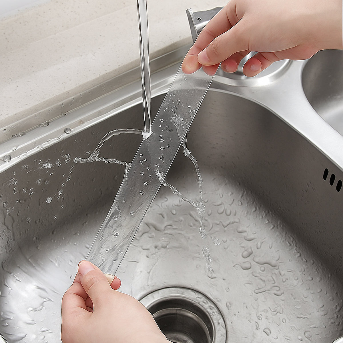 Nano Double-Sided Grip Tape Transparent, Washable & Reusable Nano Double-Sided Grip Tape Transparent, Washable & Reusable